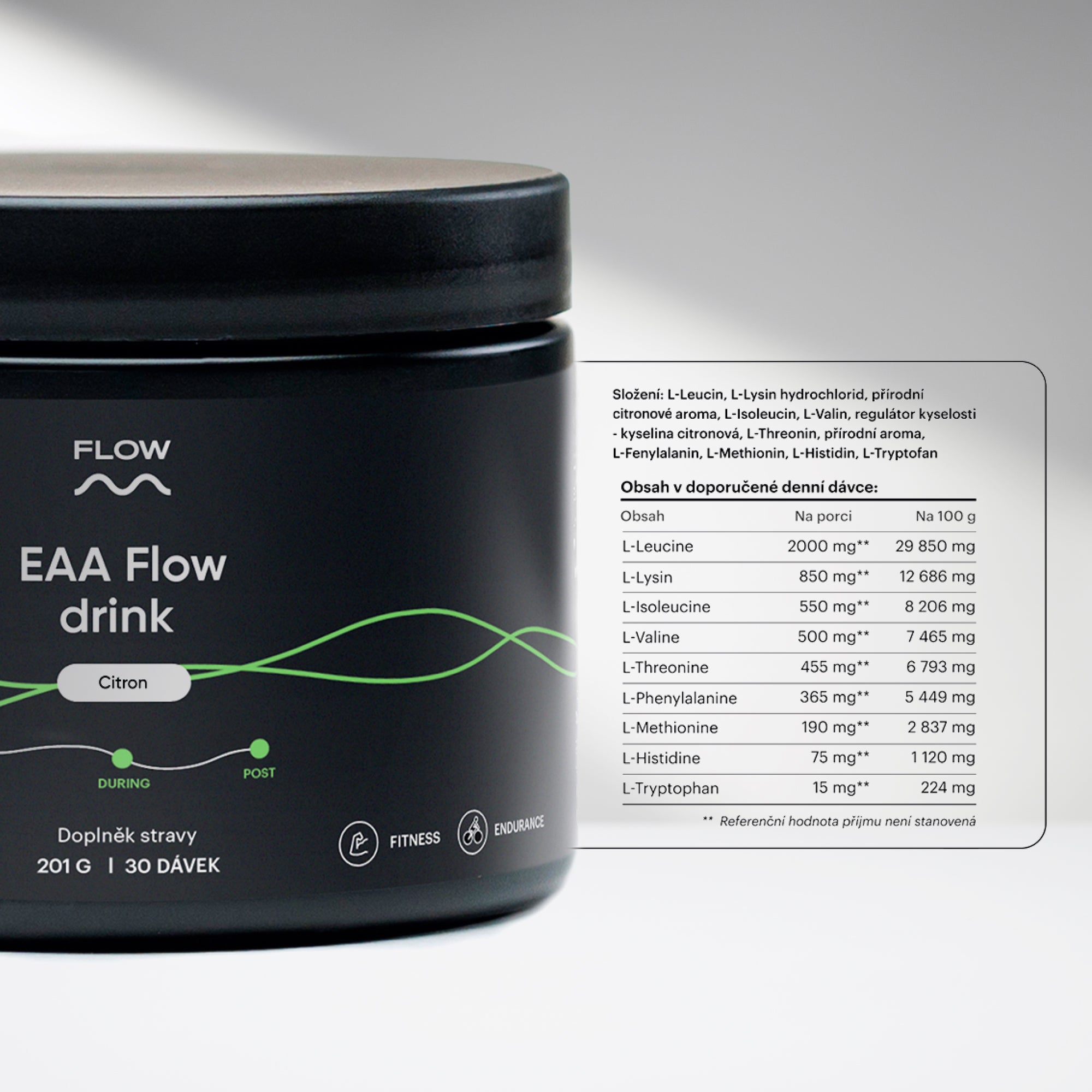 EAA Flow drink - Přírodní citron
