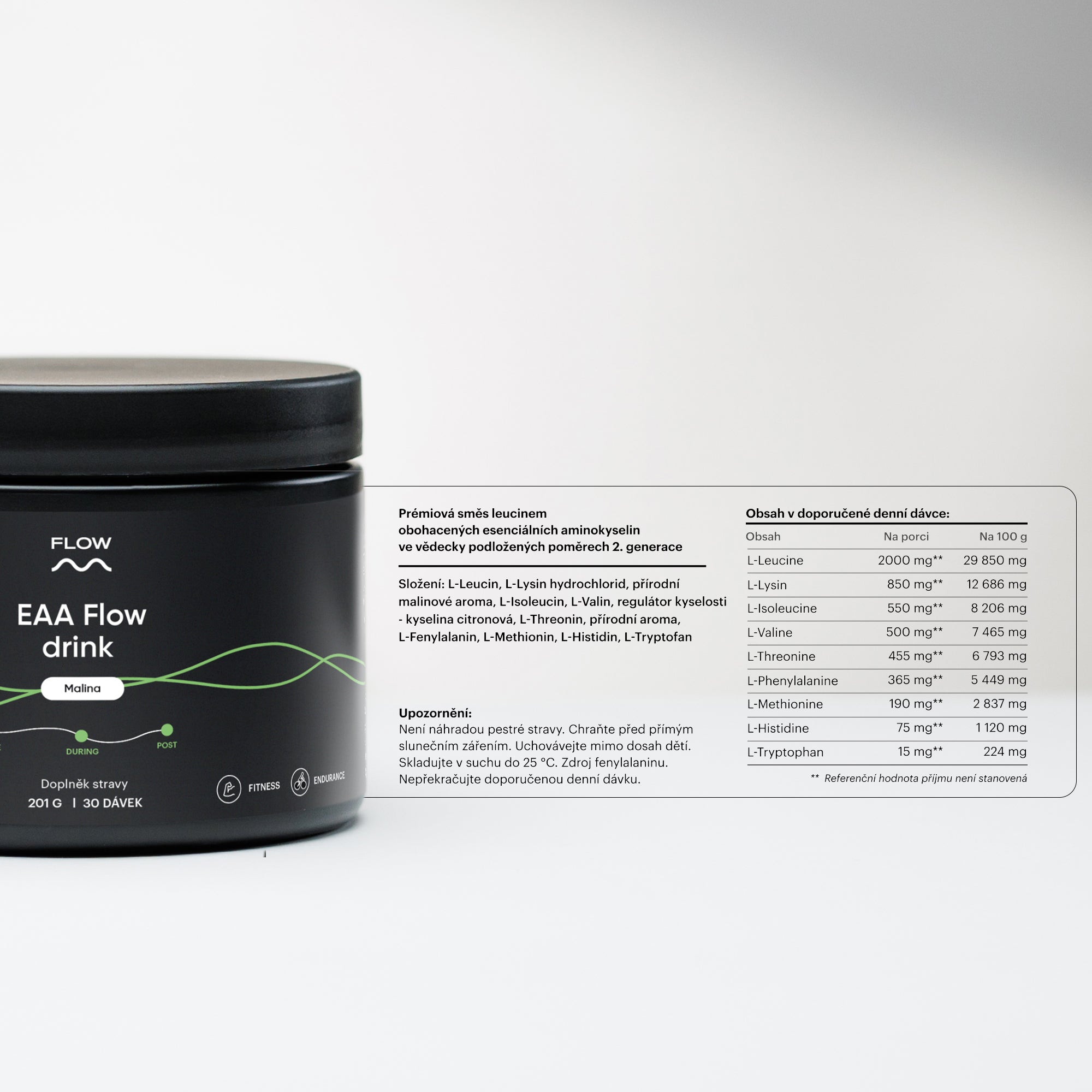 EAA Flow drink - Přírodní malina