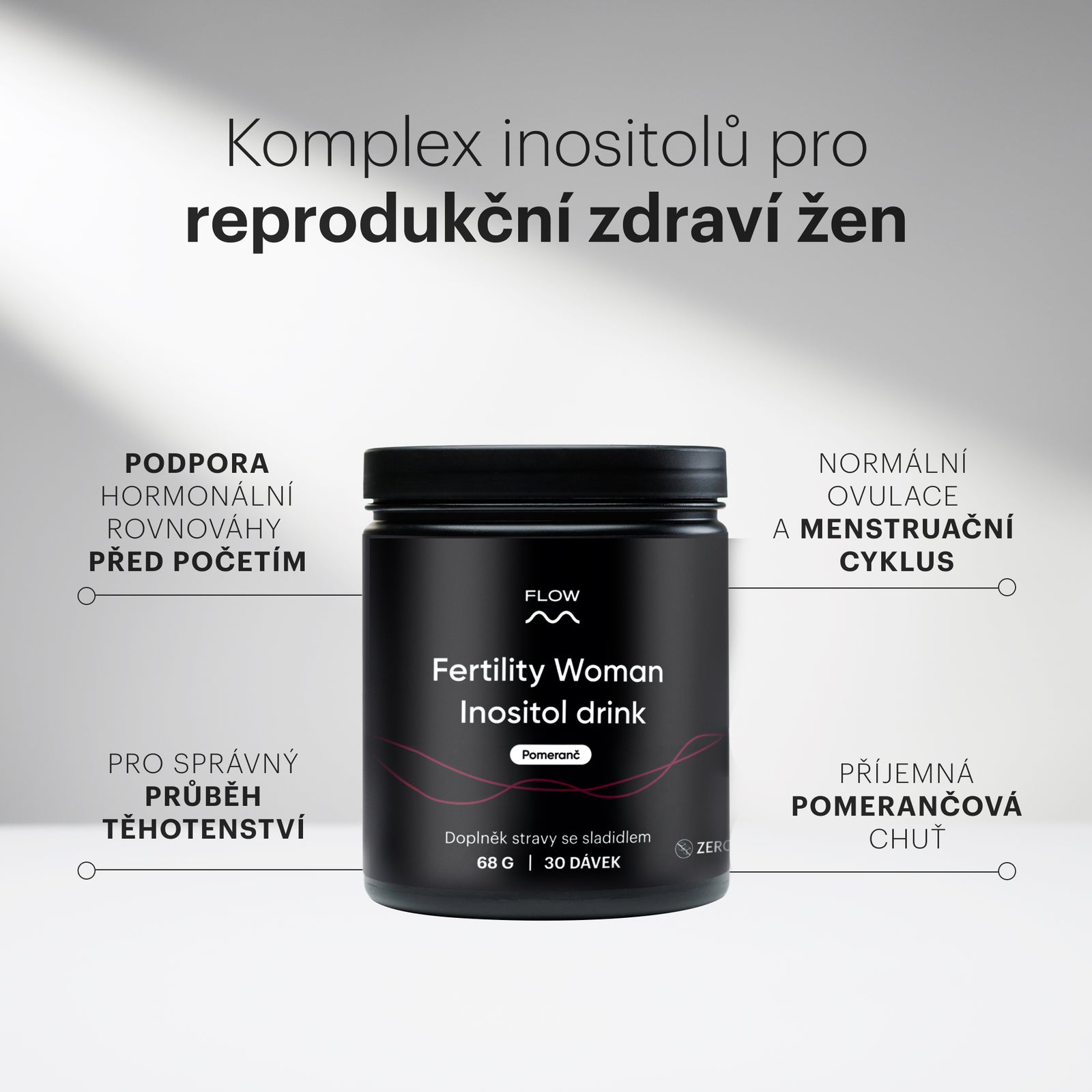 Fertility Woman Inositol Drink - Pomeranč
