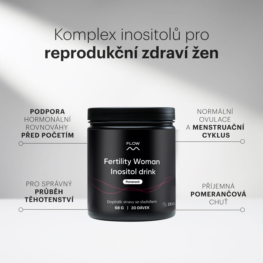 Fertility Woman Inositol Drink - Pomeranč