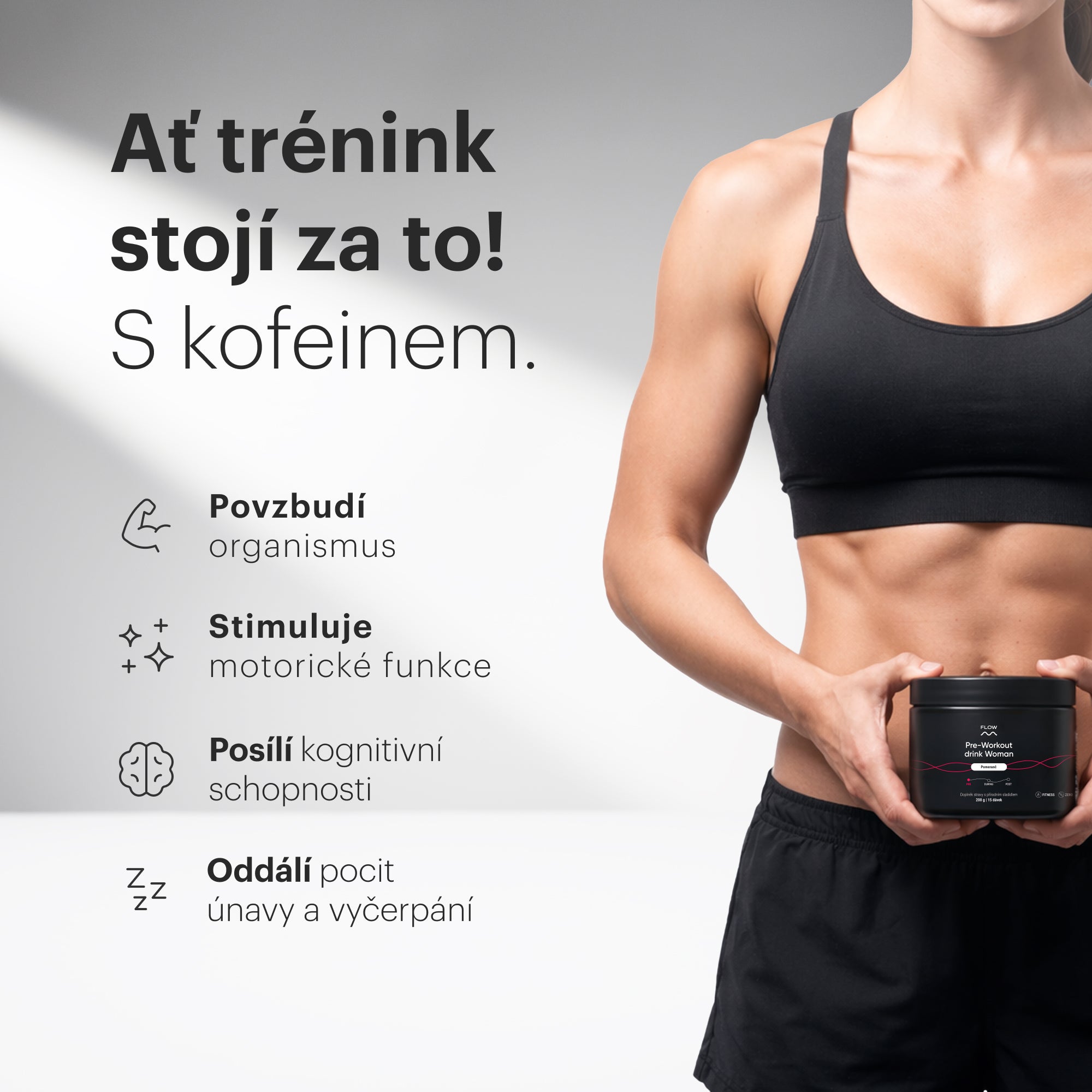 Pre-Workout Drink Woman - Pomeranč