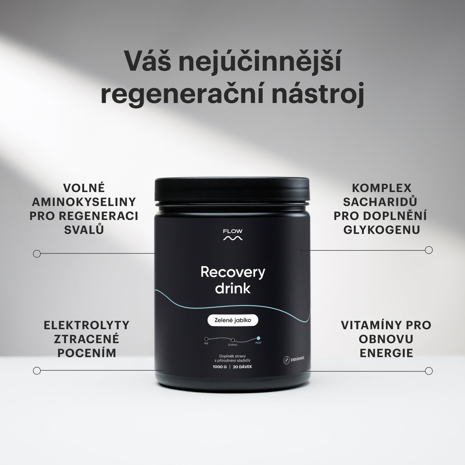 Recovery drink 2.0 - Zelené jablko