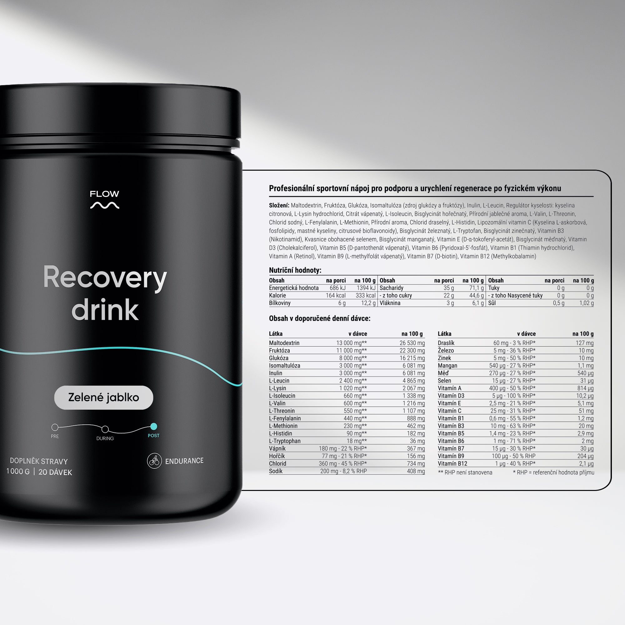 Recovery drink 2.0 - Zelené jablko